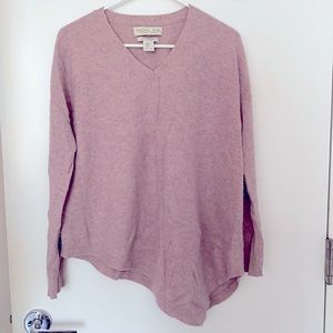Rachel Zoe 100% Cashmere Sweater PINK/Purple